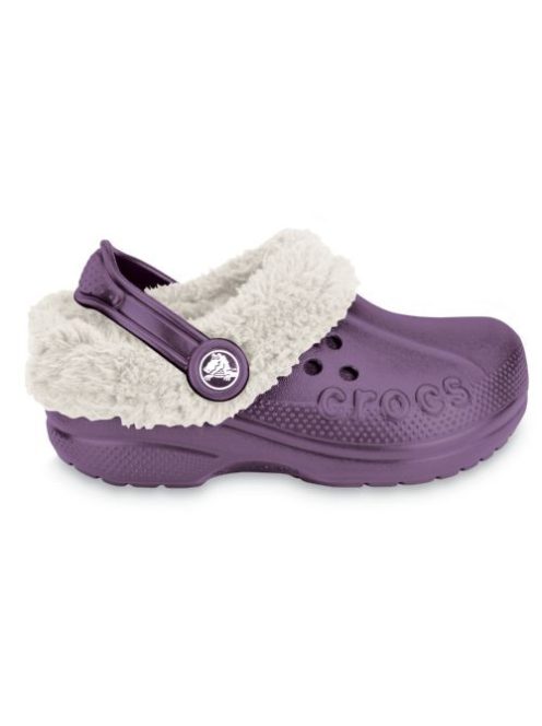 Crocs Blitzen papuci pentru fetițe cu căptușeală - cu lână - 22-31