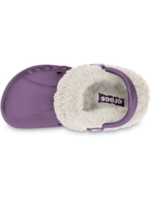 Crocs Blitzen papuci pentru fetițe cu căptușeală - cu lână - 22-31