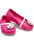 Crocs Lina Charm Flat Kids pantofiori balerina pentru fetițe