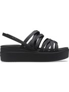 Crocs Brooklyn cu bretele, sandale cu toc mic pentru femei