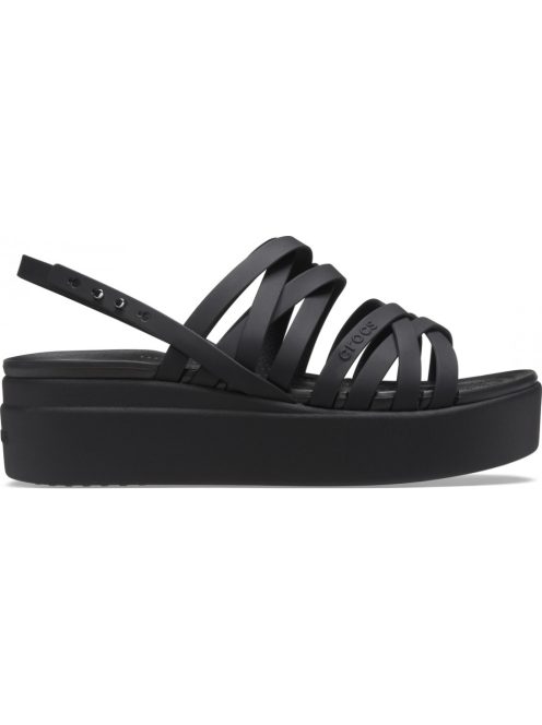 Crocs Brooklyn cu bretele, sandale cu toc mic pentru femei