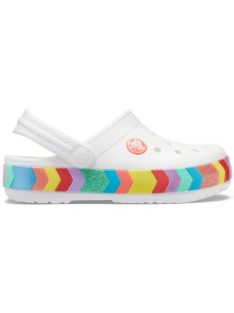   Crocs Crocband Chevron Beaded Clog Kids papuci pentru fetițe