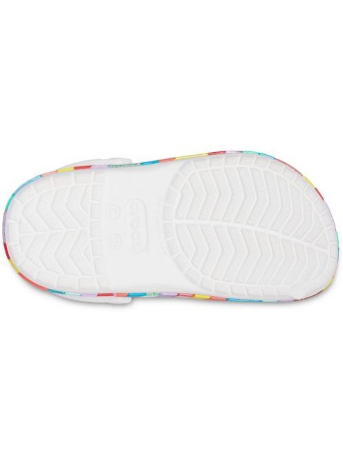 Crocs Crocband Chevron Beaded Clog Kids papuci pentru fetițe