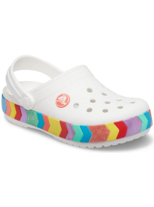 Crocs Crocband Chevron Beaded Clog Kids papuci pentru fetițe