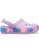 Crocs Crocband Chevron Beaded Clog Kids papuci pentru fetițe
