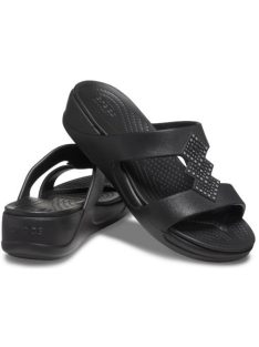   Crocs Monterey Shimmer Slip on Wedge W'n papuci pentru femei