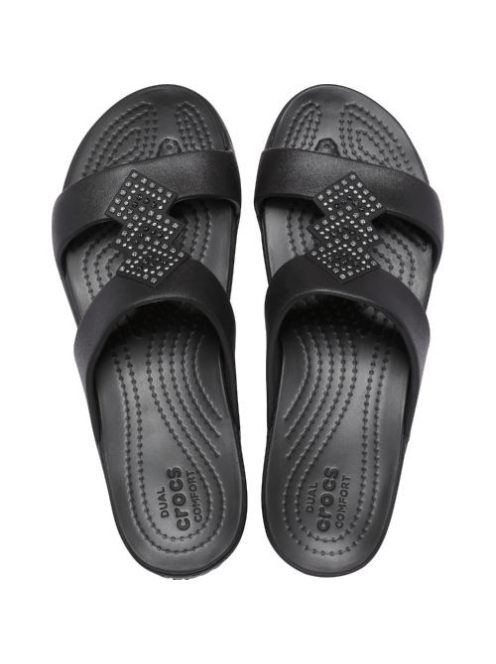 Crocs Monterey Shimmer Slip on Wedge W'n papuci pentru femei
