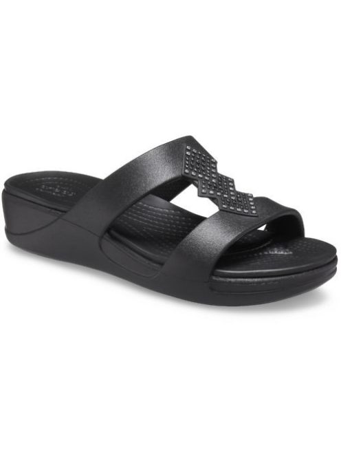 Crocs Monterey Shimmer Slip on Wedge W'n papuci pentru femei