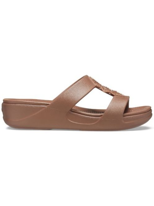 Crocs Monterey Shimmer Slip on Wedge W'n papuci pentru femei