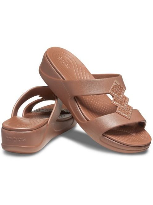 Crocs Monterey Shimmer Slip on Wedge W'n papuci pentru femei