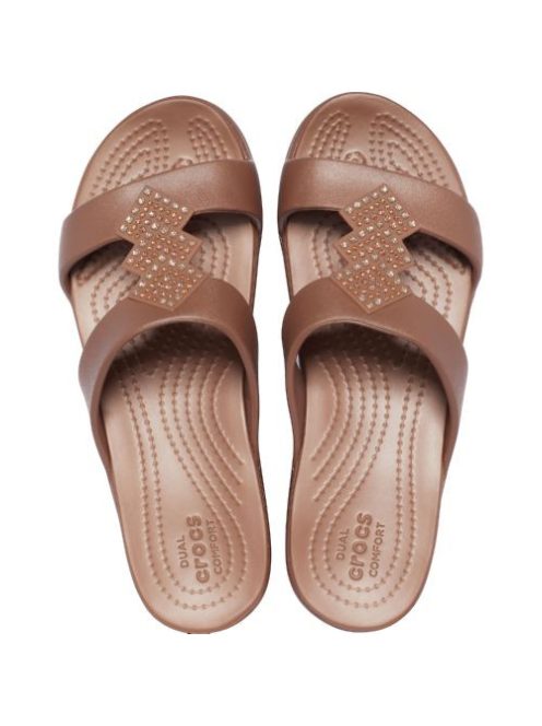 Crocs Monterey Shimmer Slip on Wedge W'n papuci pentru femei