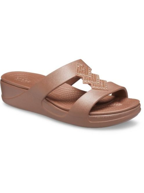 Crocs Monterey Shimmer Slip on Wedge W'n papuci pentru femei