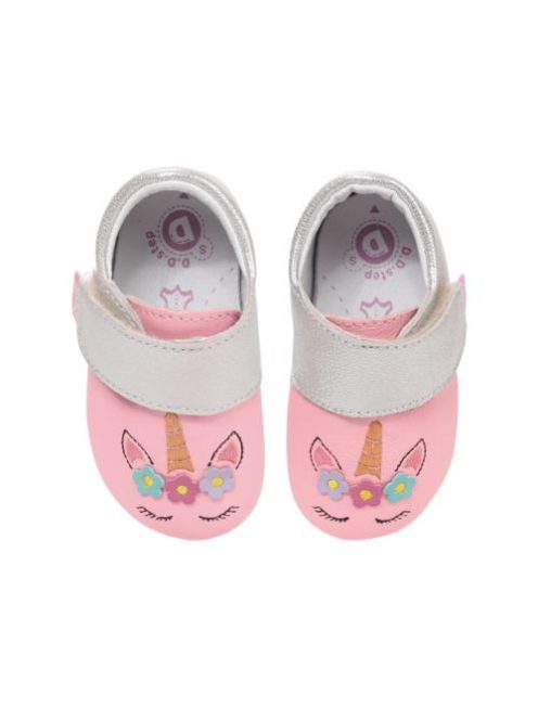 D.D.step papuci de casă pentru fetiță, pantofiori cu roți