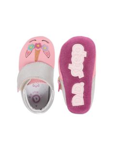   D.D.step papuci de casă pentru fetiță, pantofiori cu roți