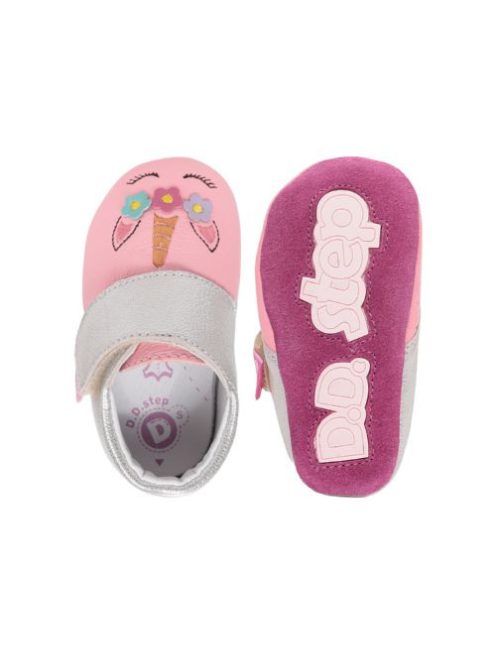 D.D.step papuci de casă pentru fetiță, pantofiori cu roți