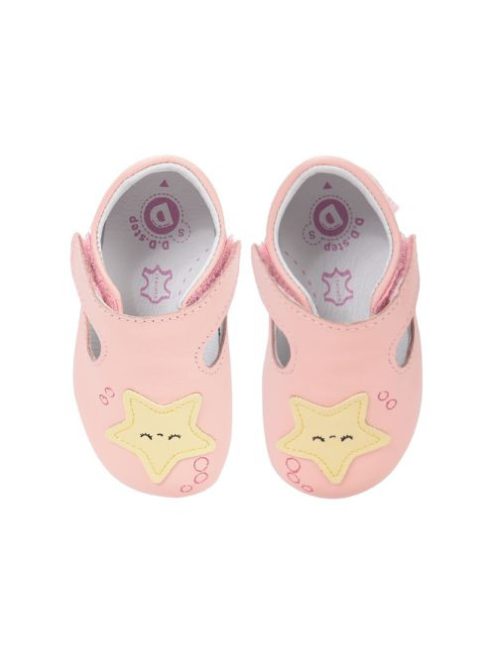 D.D.step papuci de casă pentru fetiță, pantofiori cu roți