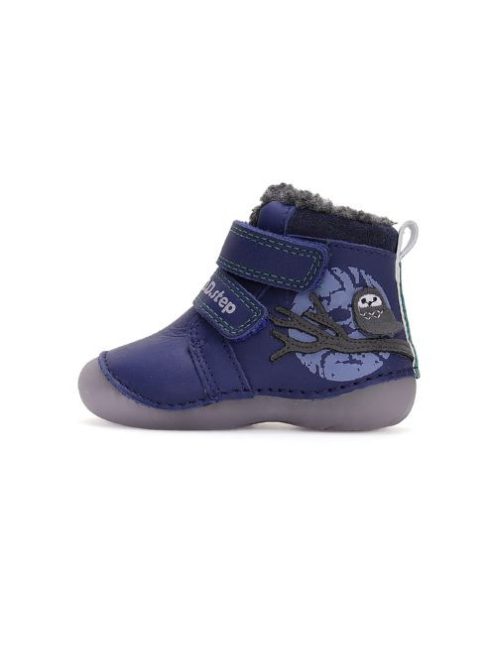 Ddstep pantofiori de iarnă pentru băieți "primii pași" cu talpă - fosforescent - 18-24