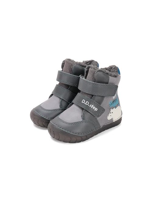 D.D.Step Ghete de iarnă pentru băieți – Fluorescente – cu strat hidrofug, mărimi 19–24