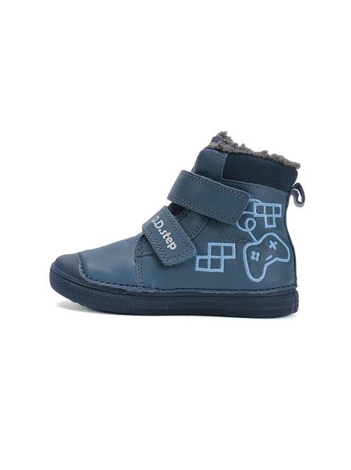 D.D.Step Ghete de iarnă pentru băieți – mărimi 25-30 – cu talpă fluorescentă – cu strat hidrofob