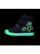 D.D.Step Ghete de iarnă pentru băieți – mărimi 25-30 – cu talpă fluorescentă – cu strat hidrofob