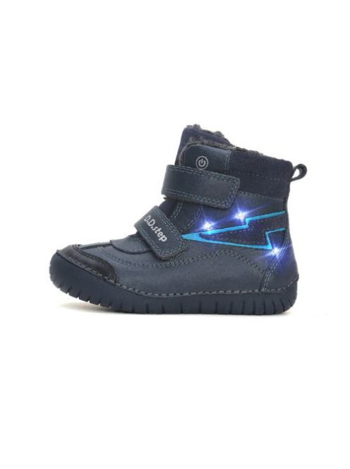 Pantofi de iarnă pentru băieți DDstep - cu LED-uri luminoase, strat rezistent la apă - 25-30