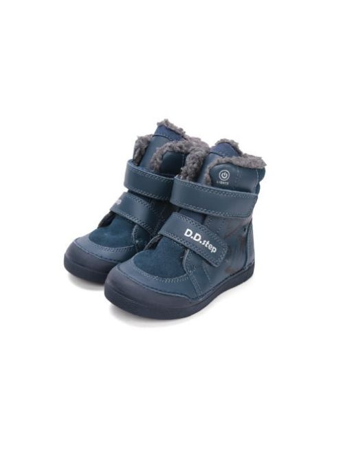 D.D.step Pantofi de iarnă pentru băieți - cu LED-uri luminoase, strat rezistent la apă - 25-30