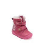 D.D.step Pantofi de iarnă pentru fetițe - cu guler înalt – cu strat hidrofug, mărimi 20-24