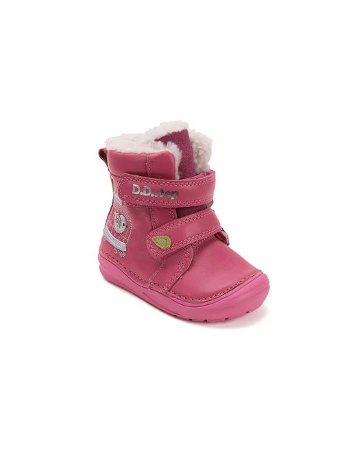 D.D.step Pantofi de iarnă pentru fetițe - cu guler înalt – cu strat hidrofug, mărimi 20-24