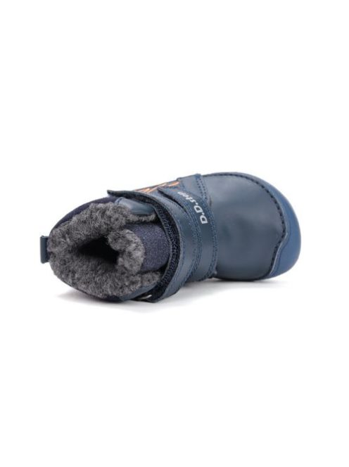 D.D.Step Ghete de iarnă „Barefoot” pentru băieți – mărimi 20–25 – cu talpă fluorescentă – cu strat hidrofob