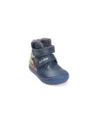 D.D.Step Ghete de iarnă „Barefoot” pentru băieți – mărimi 20–25 – cu talpă fluorescentă – cu strat hidrofob