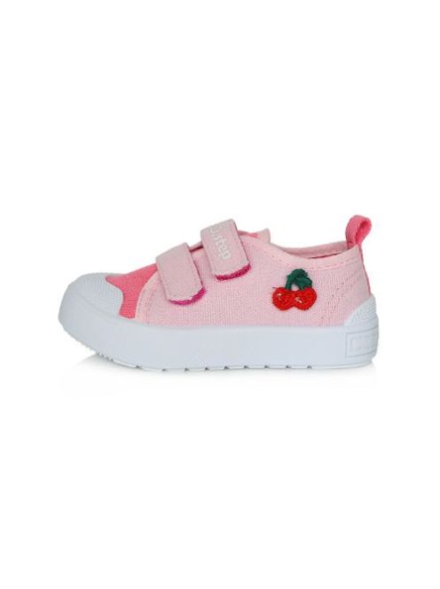 Ddstep pantofi de canvas cu branț pentru fetiță - 26-31