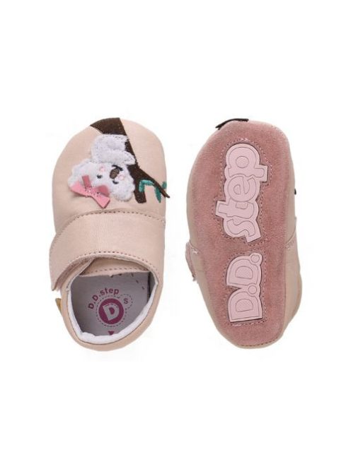 Ddstep papuci de casă pentru fetiță, pantofiori cu roți