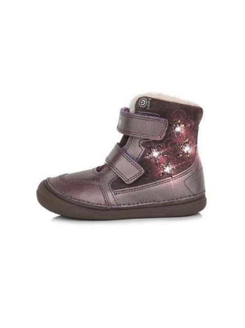 Ddstep pantofi de iarnă pentru fetiță - cu lumini, LED, acoperire rezistentă la apă - 26-30